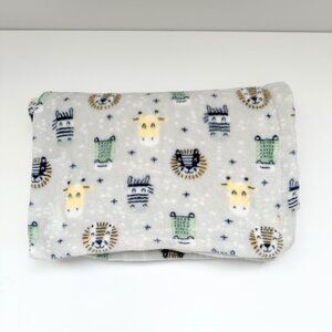 Modern Baby Blanket Safari Plush Trophy Walmart Lion Zebra Giraffe Alligator